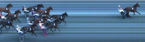 Målfoto for løp 2 på bane ST den 23.07.2016