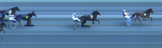 Målfoto for løp 1 på bane ST den 27.08.2016