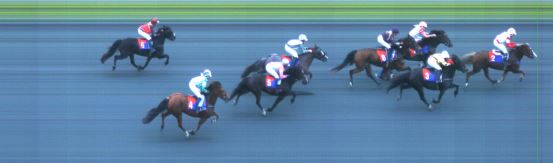 Målfoto for løp 2 på bane ST den 25.09.2016