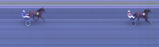 Målfoto for løp 1 på bane ST den 09.04.2017