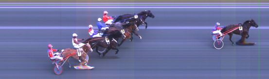 Målfoto for løp 1 på bane ST den 23.04.2017