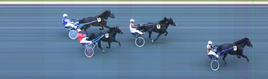 Målfoto for løp 1 på bane ST den 11.07.2017