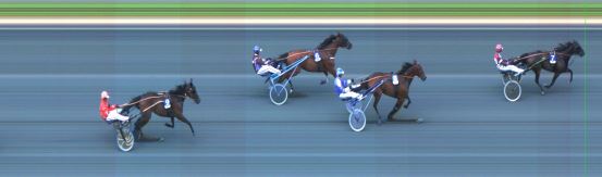 Målfoto for løp 2 på bane ST den 11.07.2017