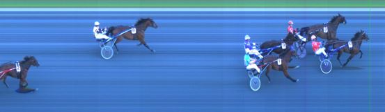 Målfoto for løp 7 på bane ST den 13.08.2017