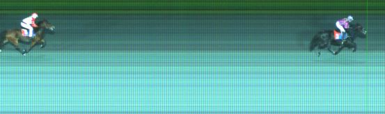 Målfoto for løp 8 på bane ST den 22.10.2017