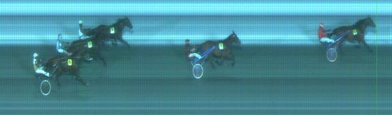 Målfoto for løp 1 på bane ST den 11.02.2018