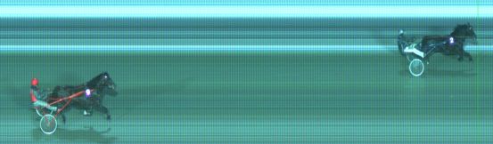 Målfoto for løp 8 på bane ST den 11.02.2018