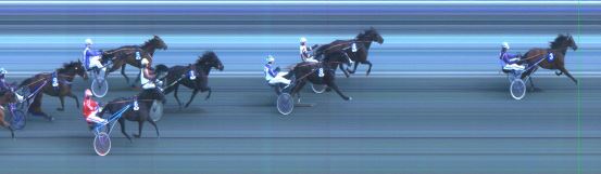 Målfoto for løp 2 på bane ST den 24.03.2018