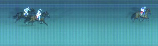 Målfoto for løp 7 på bane ST den 08.04.2018