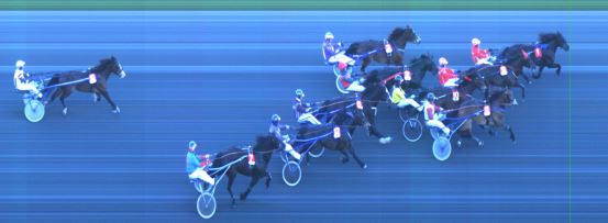 Målfoto for løp 3 på bane ST den 28.04.2018