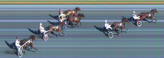 Målfoto for løp 1 på bane ST den 03.06.2018