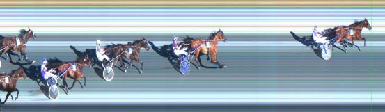 Målfoto for løp 2 på bane ST den 11.07.2018