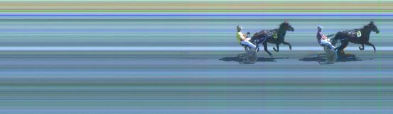 Målfoto for løp 1 på bane ST den 21.07.2018