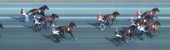 Målfoto for løp 8 på bane ST den 21.07.2018