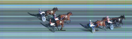 Målfoto for løp 1 på bane ST den 29.07.2018