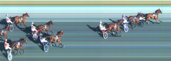 Målfoto for løp 2 på bane ST den 29.07.2018