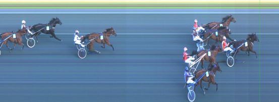 Målfoto for løp 4 på bane ST den 12.08.2018