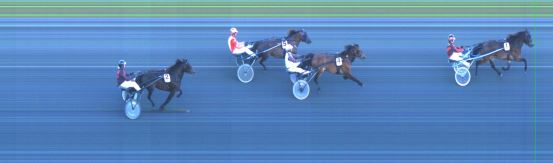 Målfoto for løp 7 på bane ST den 12.08.2018