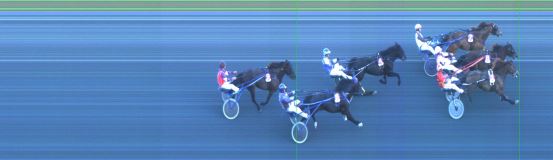 Målfoto for løp 8 på bane ST den 12.08.2018