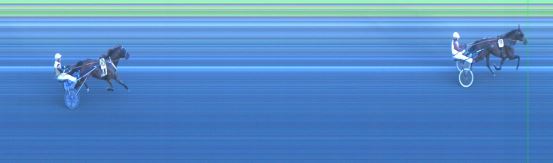 Målfoto for løp 1 på bane ST den 25.08.2018