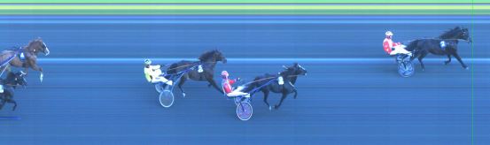 Målfoto for løp 2 på bane ST den 25.08.2018