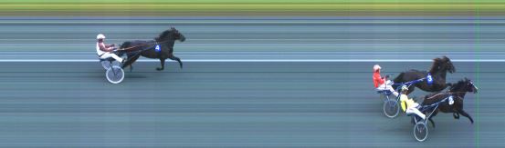 Målfoto for løp 2 på bane ST den 06.10.2018