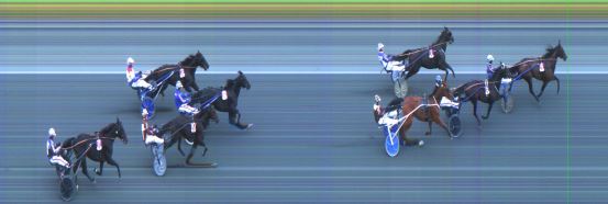 Målfoto for løp 8 på bane ST den 06.10.2018