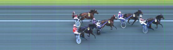 Målfoto for løp 1 på bane ST den 03.11.2018