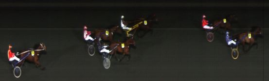 Målfoto for løp 1 på bane ST den 10.02.2019