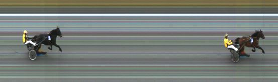 Målfoto for løp 2 på bane ST den 09.03.2019