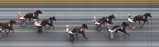 Målfoto for løp 8 på bane ST den 09.03.2019