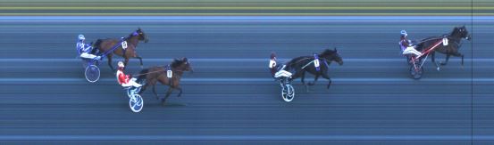 Målfoto for løp 5 på bane ST den 14.04.2019