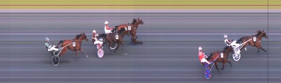 Målfoto for løp 5 på bane ST den 13.07.2019