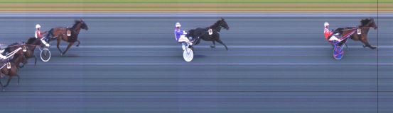 Målfoto for løp 7 på bane ST den 13.07.2019