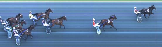 Målfoto for løp 5 på bane ST den 19.07.2019