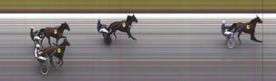 Målfoto for løp 1 på bane ST den 20.07.2019