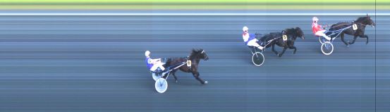 Målfoto for løp 1 på bane ST den 24.08.2019