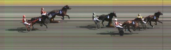 Målfoto for løp 2 på bane ST den 14.09.2019