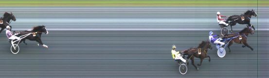 Målfoto for løp 7 på bane ST den 14.09.2019