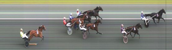 Målfoto for løp 8 på bane ST den 14.09.2019