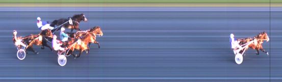 Målfoto for løp 1 på bane ST den 06.10.2019