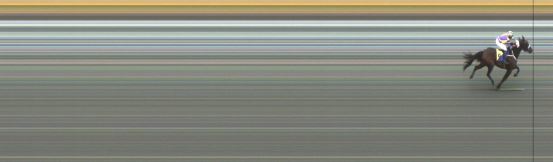 Målfoto for løp 1 på bane ST den 15.02.2020