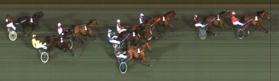 Målfoto for løp 6 på bane ST den 25.04.2020