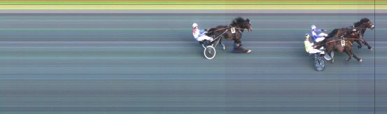 Målfoto for løp 1 på bane ST den 21.06.2020