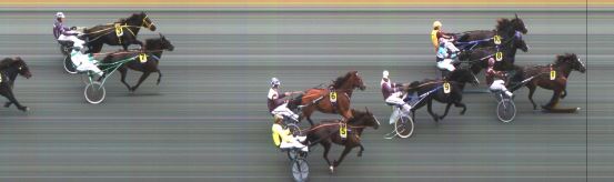 Målfoto for løp 1 på bane ST den 17.07.2020