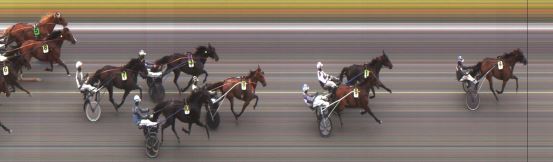 Målfoto for løp 9 på bane ST den 18.07.2020