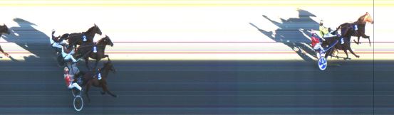 Målfoto for løp 2 på bane ST den 30.08.2020