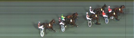 Målfoto for løp 1 på bane ST den 18.10.2020