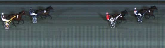 Målfoto for løp 6 på bane ST den 10.01.2021