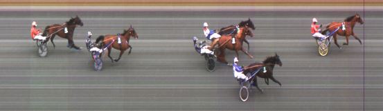 Målfoto for løp 4 på bane ST den 11.04.2021